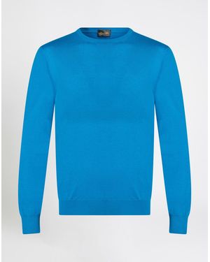 Drumohr Bright Sweater Cashmere - Blue