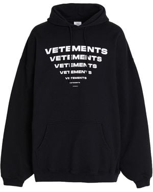 Vetements Sweat-Shirt - Noir