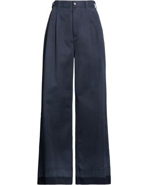 Maison Margiela Midnight Trousers Cotton - Blue