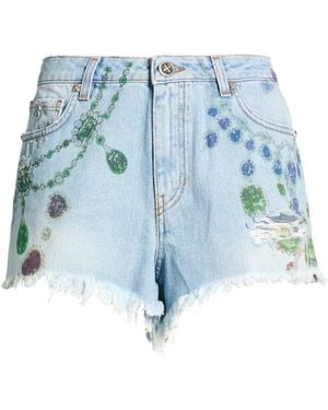 John Richmond Denim Shorts Cotton - Blue