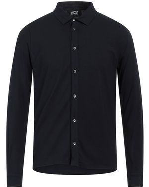 Alpha Studio Shirt Cotton, Elastane - Blue