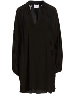 Isabelle Blanche Mini Dress Viscose - Black