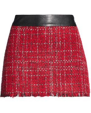 Liu Jo Mini Skirt Acrylic, Virgin Wool, Polyester, Polyamide, Textile Fibres - Red