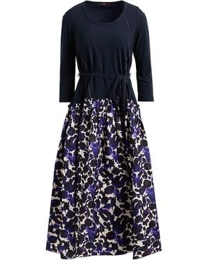 High Midi Dress - Blue