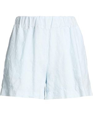 120% Lino Shorts & Bermuda Shorts - Blue
