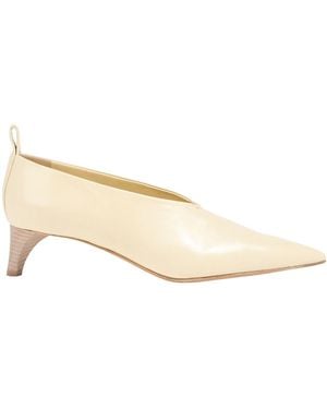 Jil Sander Ivory Pumps Leather - Natural