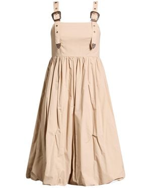No Secrets Midi Dresses - Natural