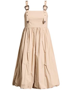 No Secrets Midi Dresses - Natural