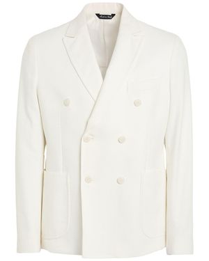 Brian Dales Blazer Cotton, Polyamide - White