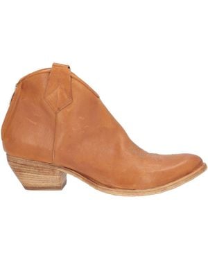Niche Tan Ankle Boots Leather - Brown