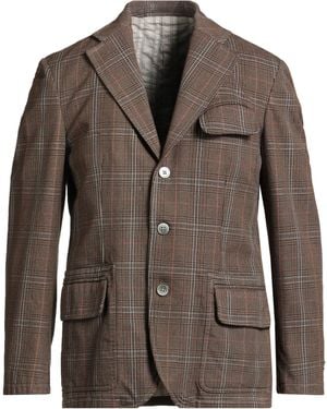 Lubiam Blazer Cotton, Wool - Brown