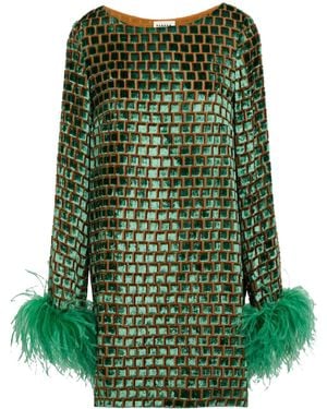 P.A.R.O.S.H. Mini-Kleid - Grün
