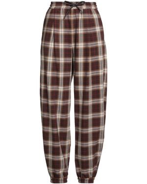 Pinko Trousers Cotton, Polyester, Polyurethane, Viscose - Brown