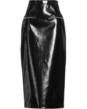 MSGM Maxi Skirt Polyester, Polyurethane - Black