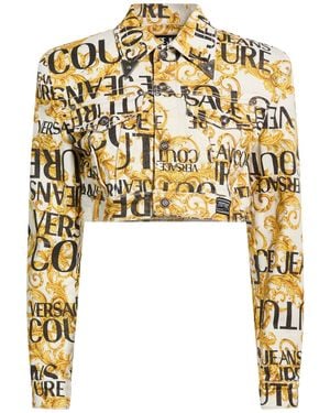 Versace Jeans Couture Denim Outerwear Cotton, Elastane - Metallic