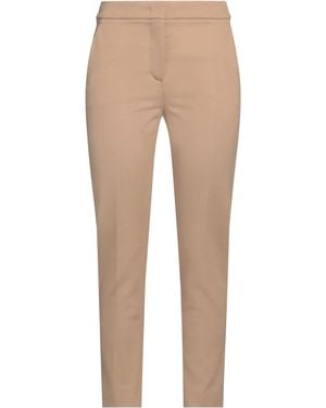 Max Mara Camel Trousers Viscose, Polyamide, Elastane - Natural