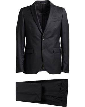 Carlo Pignatelli Steel Suit Virgin Wool - Black