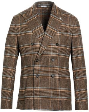 Manuel Ritz Blazer Virgin Wool, Viscose, Polyester, Elastane - Brown