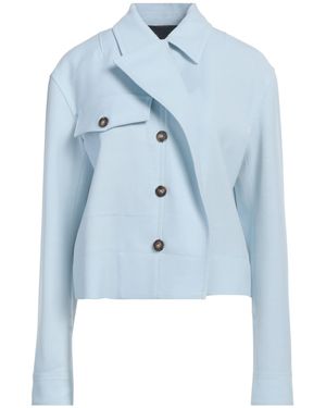 Cedric Charlier Jacket Virgin Wool - Blue