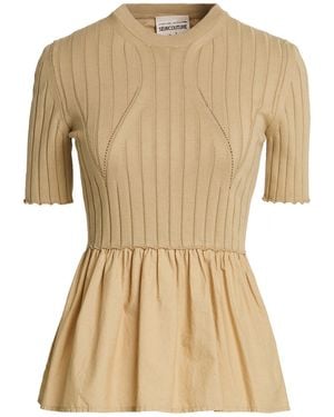 Semicouture Sweater Cotton - Natural