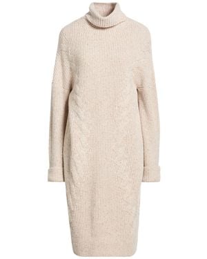 D.exterior Midi Dress Virgin Wool, Silk, Viscose, Polyamide, Cashmere - Natural