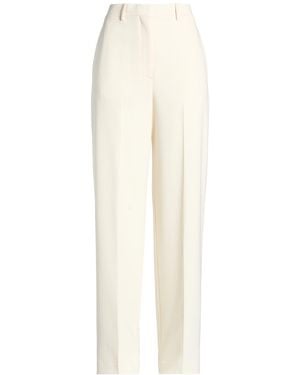 Theory Ivory Trousers Triacetate, Polyester - White