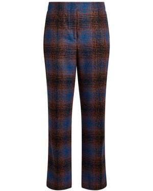 Via Masini 80 Pants Virgin Wool, Polyamide - Blue