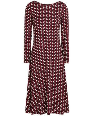 Siyu Midi Dress - Red