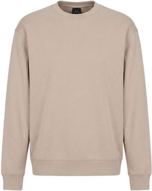 ARMANI EXCHANGE Sweatshirt Cotton, Elastane - Natural