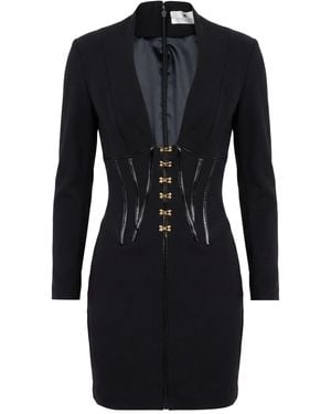 Elisabetta Franchi Mini Dress Polyamide, Elastane, Polyurethane - Black