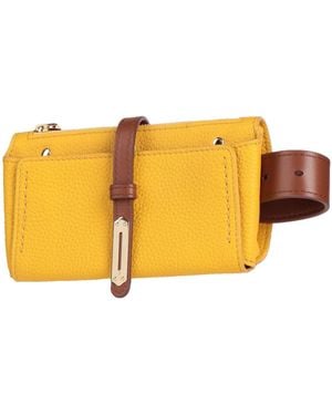 Fontana Milano 1915 Belt Bag Soft Leather - Yellow