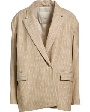 Jucca Blazer Viscose, Polyester, Elastane - Natural