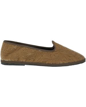 Miez Military Loafers Textile Fibers - Brown