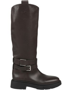 Ash Dark Boot Leather - Black