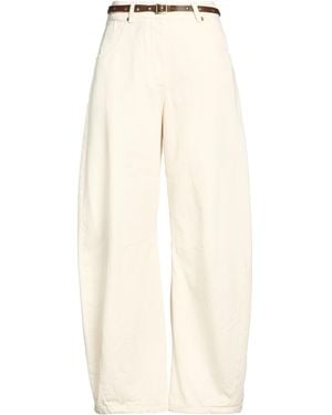 Motel Trousers Cotton - Natural