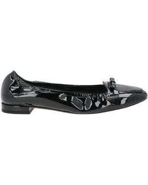 Stuart Weitzman Ballet Flats Leather - Black
