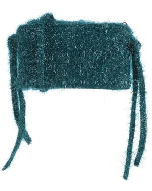 Anita Bilardi Cross-Body Bag Textile Fibers - Green