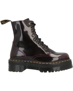 Dr. Martens Plum Ankle Boots Soft Leather - Black