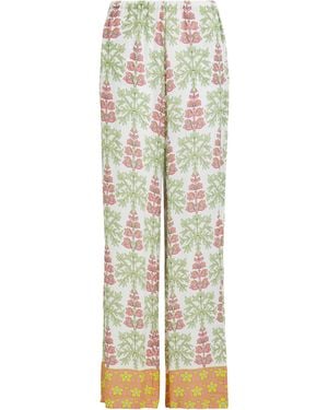 Bruno Manetti Pants Viscose - White