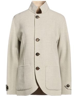 Eleventy Light Coat Wool - Natural