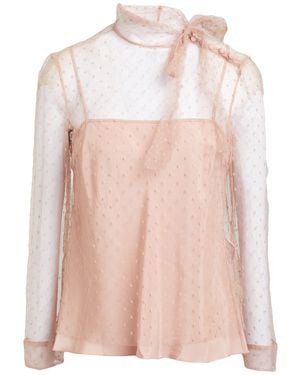 RED Valentino Antique Rose Top Polyamide - Pink