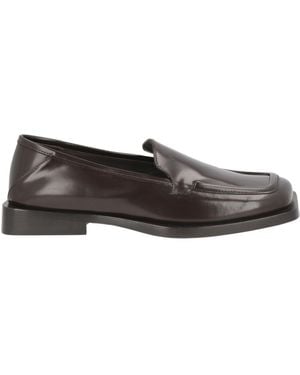 The Attico Loafers Leather - Gray