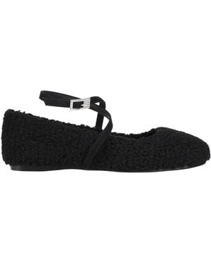 Twenty Four Haitch Ballet Flats - Black