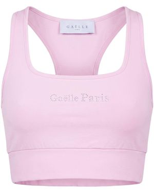 Gaelle Paris Top Cotton, Elastane - Pink