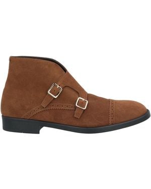 Tom Ford Tan Ankle Boots Leather - Brown