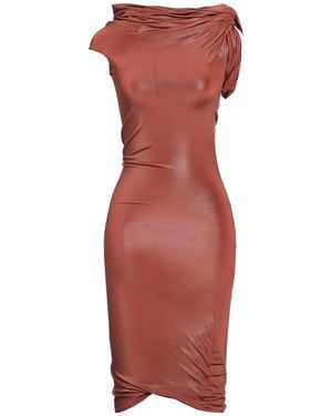 Rick Owens Midi-Kleid - Rot