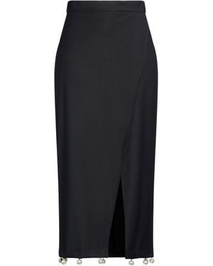 MEIMEIJ Midi Skirt Wool, Polyester, Elastane - Black
