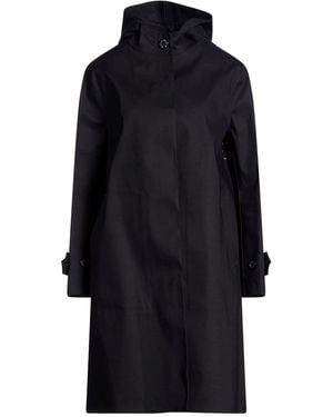 Mackintosh Watten Lr-1055 Overcoat & Trench Coat Cotton - Blue