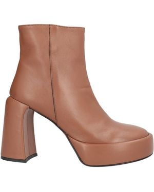 VALINI Ankle Boots Leather - Brown
