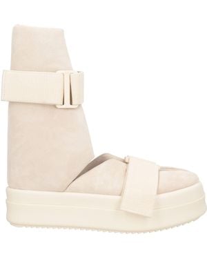 Rick Owens Ivory Boot Leather - Natural